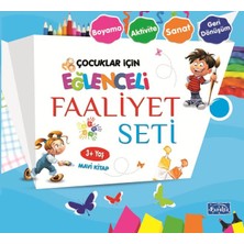 Parıltı Yayınları Eğlenceli Faaliyet Seti - Mavi Kitap - 3+ Yaş