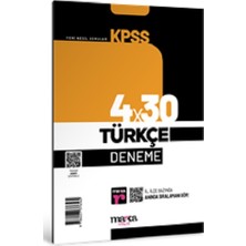Marka Yayınları 2025 Kpss Türkçe 4X30 Deneme Tamamı Video Çözümlü
