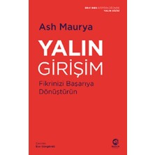 Nova Kitap Yalın Girişim: Fikrinizi Başarıya Dönüştürün Ash Maurya Tarafından Ciltsiz 432 Sayfa