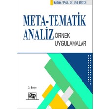 Anı Yayıncılık Meta - Tematik Analiz Örnek Uygulamalar