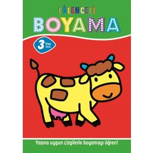 Parıltı Yayınları Eğlenceli Boyama - 3 Yaş Üstü 4’lü Pastel Boya Hediyeli