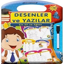 0-6 Yaş Yayınları Çiz Sil Eğlen Desenler ve Yazılar