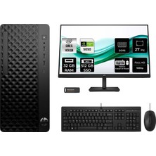 HP Prodesk 2 Tower G1I i5 14500 RTX 5050 8GB 32GB RAM 512GB SSD 27" FHD FreeDOS B6XX1ETPN1145 Masaüstü Bilgisayar + Per4 USB