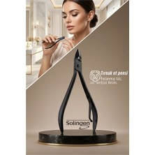 Siyah Çelik Tırnak Et Pensi - Lüks Kusursuz Manikür Bakımı Solingen  Profesyonel 722914