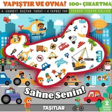 Doğan Çocuk Sahne Senin! Taşıtlar - Yapıştır ve Oyna! + 100 Çıkartma