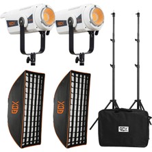 Gdx LM-300C Iı Ikili Set Video ve Fotoğraf Sürekli Işık