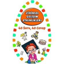 Martı Çocuk Yayınları Zihinsel Gelişim Etkinlikleri 2 - 40 Soru, 40 Cevap