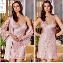 S310 Saten Brodeli 6'lı Set Takım