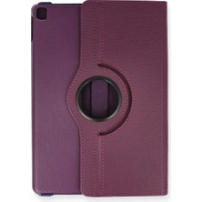 Akay Avm Ipad Pro 11 (2024) Kılıf 360 Tablet Deri Kılıf - Mürdüm
