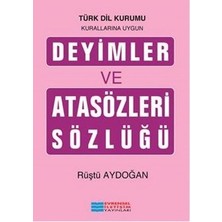Evrensel İletişim Yayınları Deyimler ve Atasözleri Sözlüğü Rüştü Aydoğan Ciltsiz 496 Sayfa