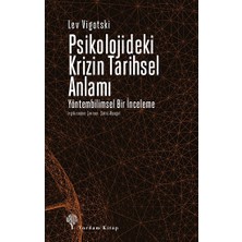 Yordam Kitap Psikolojideki Krizin Tarihsel Anlamı