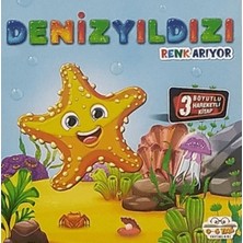 0-6 Yaş Yayınları Hareketli Kitaplar Deniz Yıldızı Renk Arıyor