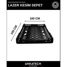 Ankatech Pikap ve Çift Kabin Araçlar 100*100 Lazer Kesim Tavan Sepeti Tüm Modeller