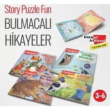 Dikkat Atölyesi Yayınları Highlights Sticker Bulmacalı Hikayeler 4'lü Set