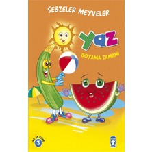 Timaş Çocuk Yaz : Sebzeler Meyveler Boyama Zamanı