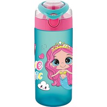 Noki Kids Su Matarası (Suluk) Aparatlı Desenli 500 Ml (Karışık Renk 1 Adet)