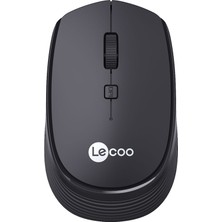 Zemheri Lenovo Lecoo WS202 1600 Dpı 4 Tuşlu Kablosuz Mouse Siyah