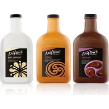Da Vinci Davinci Gourmet 3 Lü Sos Fırsat Seti (Beyaz Çikolata, Çikolata, Karamel) 2 Lt