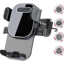 Zemheri Powerway TT49 Araç Içi Petek Klima Için Kıskaçlı Destekli Telefon Tutucu