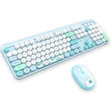 Skygo Klavye Mouse Set (Hello Bear Mavi)