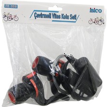 Kont Çevirmeli Bisiklet Vites Kolu Seti 2pcs Vites Kolu - 2pcs Elcik - Tel - Tel Koruyucu Kanal Kablo (5067)