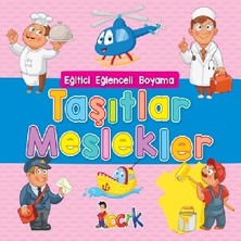 Bıcırık Yayınları Taşıtlar Meslekler - Eğitici Eğlenceli Boyama
