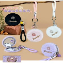 Kont Peluş Tasarımlı Anahtarlık Cep Aynası