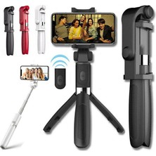 Kont Selfie Stick L01 Bluetooth Kumandalı Selfie Çubuğu Tripod Monopod (5067)