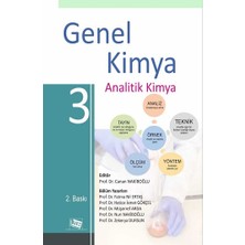 Anı Yayıncılık Genel Kimya 3 Analitik Kimya