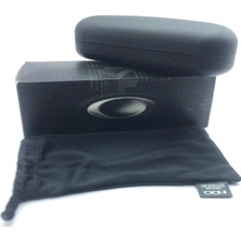 Oakley Black M Leather Hard Case Siyah Deri Sert Gözlük / Güneş Gözlüğü  Koruma Kabı Kutusu