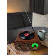 Mus10 Nostaljik Görünümlü Retro Radyo Tf Kart-Bluetooth- Usb- Fm Radyo Destekli Nostalji Radyo