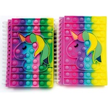 Kont Unicorn Tasarımlı Pop-It Defter
