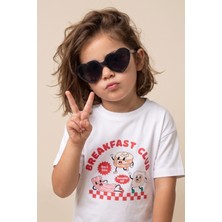 Le Mabelle Siyah Kalp Model Çocuk Güneş Gözlüğü