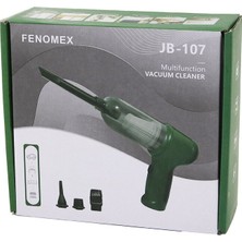 Kont 3ın1 Çekme - Üfleme Oto - Araç - Ev El Tipi Süpürge USB Şarj Mini - Taşınabilir0.4lt - 120W JB-107 (5067)