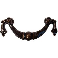 Nemere Dekoratif Zamak Üzümlü Kulp - 64MM, Eskitme, 1 Adet