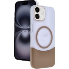CoverZone iPhone 11 Ile Uyumlu Kilif Magsafe Kablosuz Manyetik Şarj Uyumlu,modüler Çıkarılabilir Alt Parça, Mat Doku 2 Renk Tasarım, Darbe Emici Koruma, Şık Telefon Kılıfı Velar Çöl Titanyumu