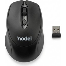 Node Game Kablosuz Siyah Ofis Mouse 2.4g Optik Lens Teknolojisi 10 Metre Menzil Ergonomik Tasarım Güç Tasarruf Modlu