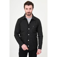 MCR Kapitone Slim Fit Gömlek Yaka Çıtçıtlı Erkek Mont