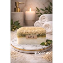 Veniv %100 Doğal Kabak Lifli Sabun - Defne & Keçi Sütü - 100 gr