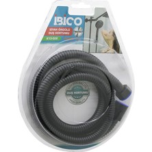 Kont Siyah Metal  Örgülü Duş Hortumu  1.5mt   Vakumlu Ambalaj  Anti Twist=dolanmaz-Kıvrılmaz-Kopmaz (5067)