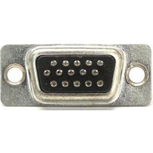 Powermaster Elektromer 15 Pin Erkek 3 Sıra D-Sub Konnektör