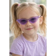Le Mabelle Lila Cat Eye Model Çocuk Güneş Gözlüğü