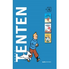 Alfa Yayınları Tenten'in Maceraları Cilt 4 Üç Kitap Birarada (Ciltli-Kutulu)