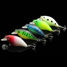 Captain 3398 Lure Set 5cm Floating 5li Maket Balık Seti