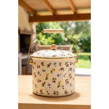Acar Petit Fleur Emaye Bakraç - 4.5 L