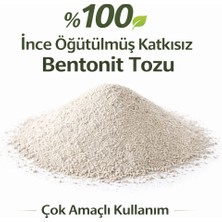 Kaya ve Demir Bentonit Tozu 500 gr – Katkısız Doğal - Çok Amaçlı Kullanım -Yüksek Emilimli