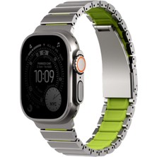 UNIQ Better By Design Apple Watch 3 Ultra 49/46/45MM Kordon Strova Flex Çift Renk Tasarım Çelik Ayarlanır Manyetik Toka