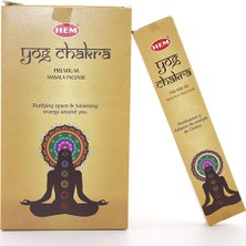 Kont Hem Yog Chakra Masala Aromalı Çubuk Tütsü