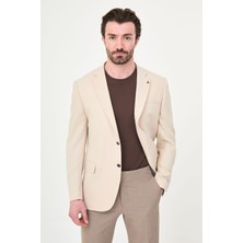 MCR Düz Slim Fit Mono Yaka Erkek Ceket