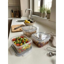 Cook&Kitchen Emhouse Kilitli Saklama Kabı 3'lü
